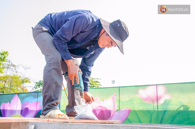 Phố Trịnh Công Sơn gấp rút hoàn thiện trước ngày trở thành không gian đi bộ thứ 2 ở Hà Nội